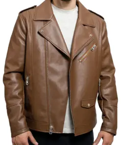 mens-vegan-brown-faux-leather-jacket