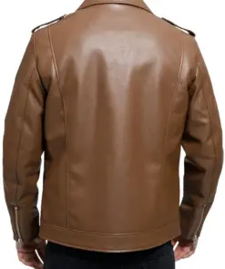 mens-vegan-brown-faux-leather-jacket