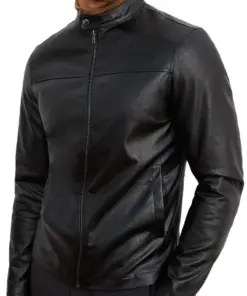 mens-zip-up-faux-leather-black-jacket