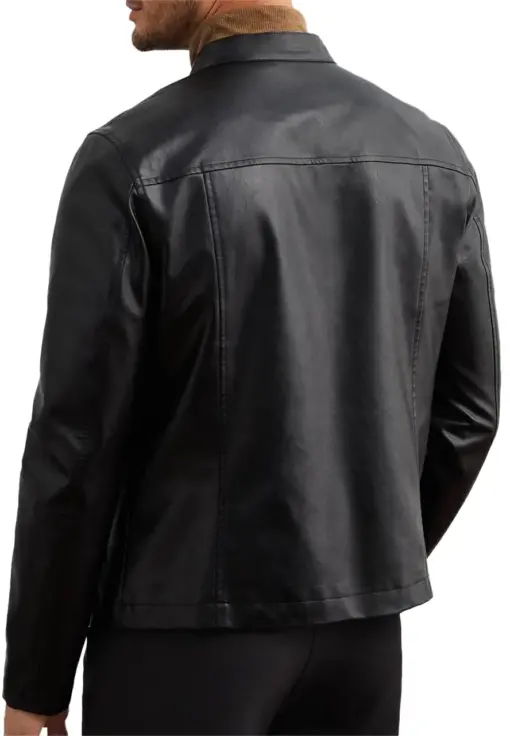 mens-zip-up-faux-leather-black-jacket