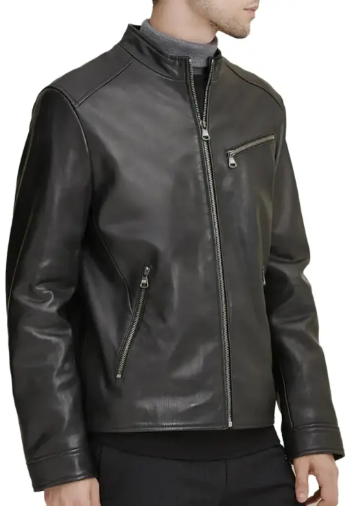 mens-zipper-pocket-faux-leather-black-jacket