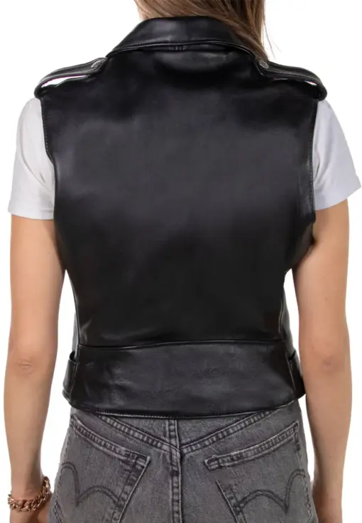 womens-black-biker-faux-leather-vest