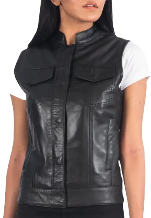 womens-black-moto-faux-leather-vest