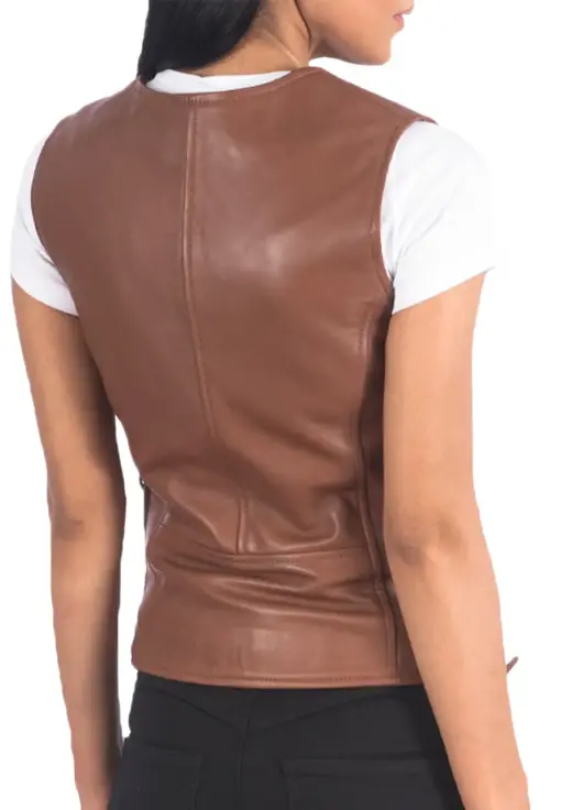 womens-brown-faux-leather-biker-vest