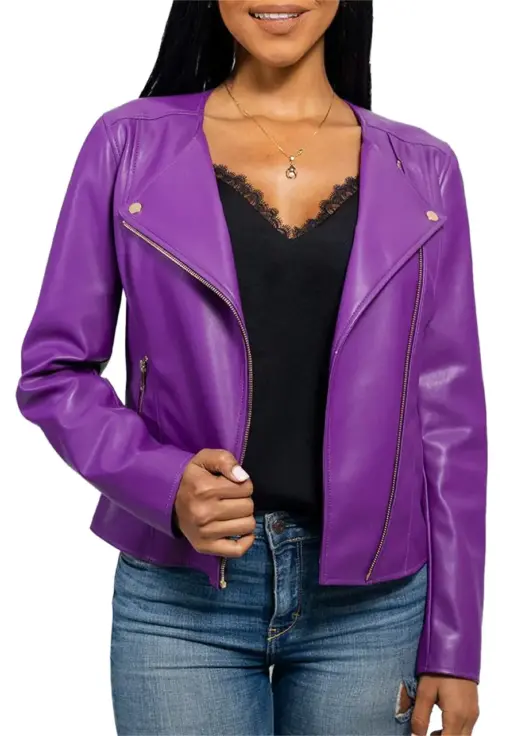 womens-dark-purple-faux-leather-jacket