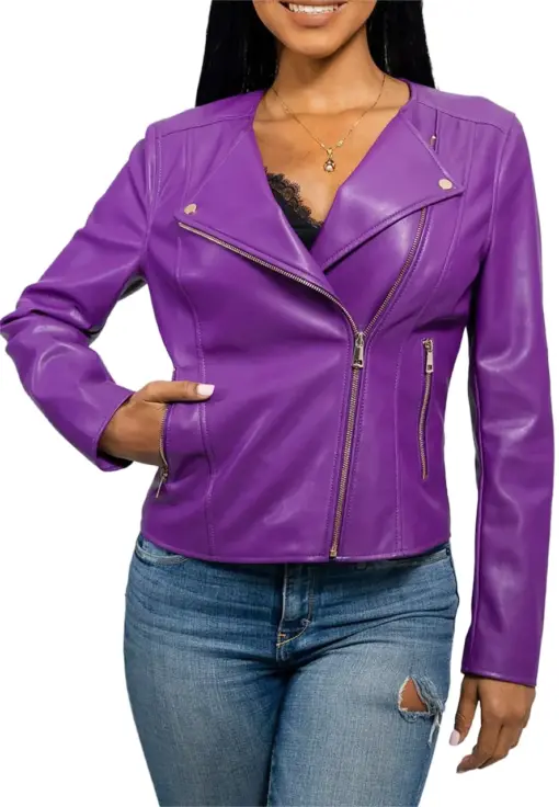 womens-dark-purple-faux-leather-jacket