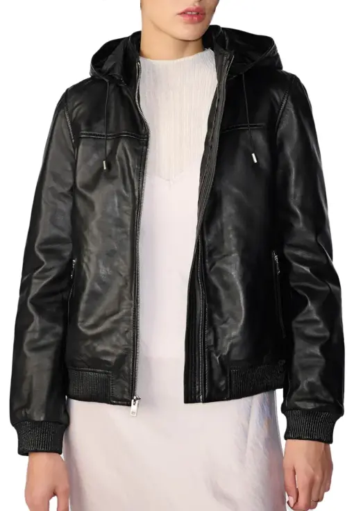 womens-detachable-hoodie-black-faux-leather-bomber-jacket