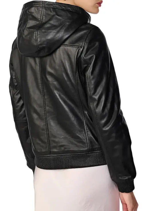 womens-detachable-hoodie-black-faux-leather-bomber-jacket